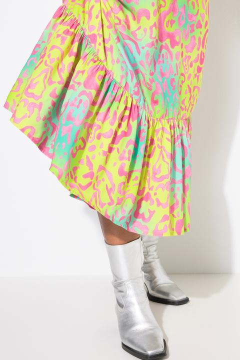 Actual product image Angel of Style Midikleid, A-Linie, Leo-Muster, Volant (48)