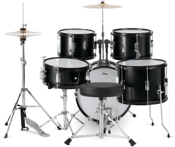 Produktbild XDrum Junior Pro Kinderdrumstel mit komplettem Zubehör und Drum-Schule (Acoustic-Drum)