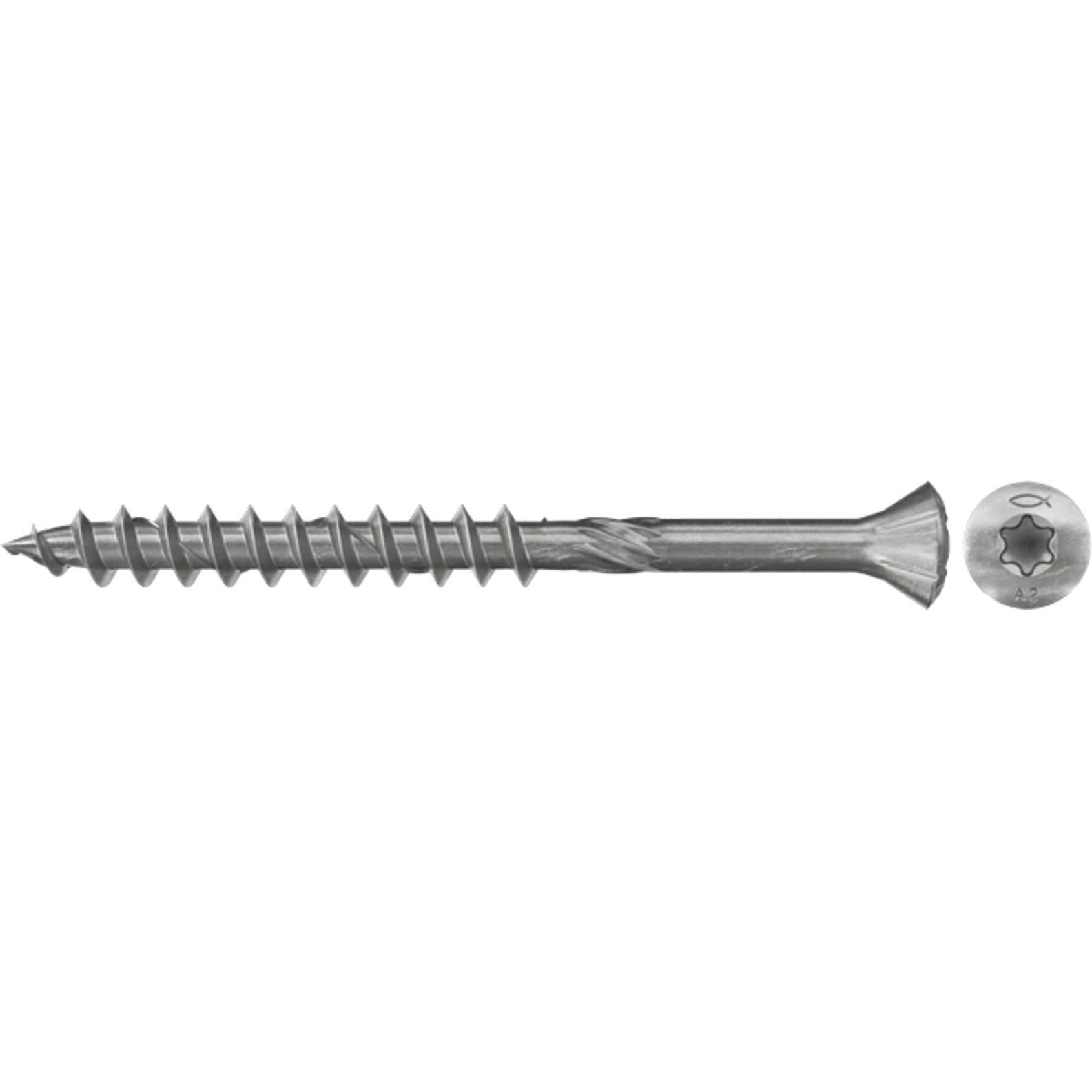 Fischer Holzfassadens. FFSII 4,5x40 SK TX A2 300 (300 Schrauben pro Stück, 4.5 x 40 mm) (548559)