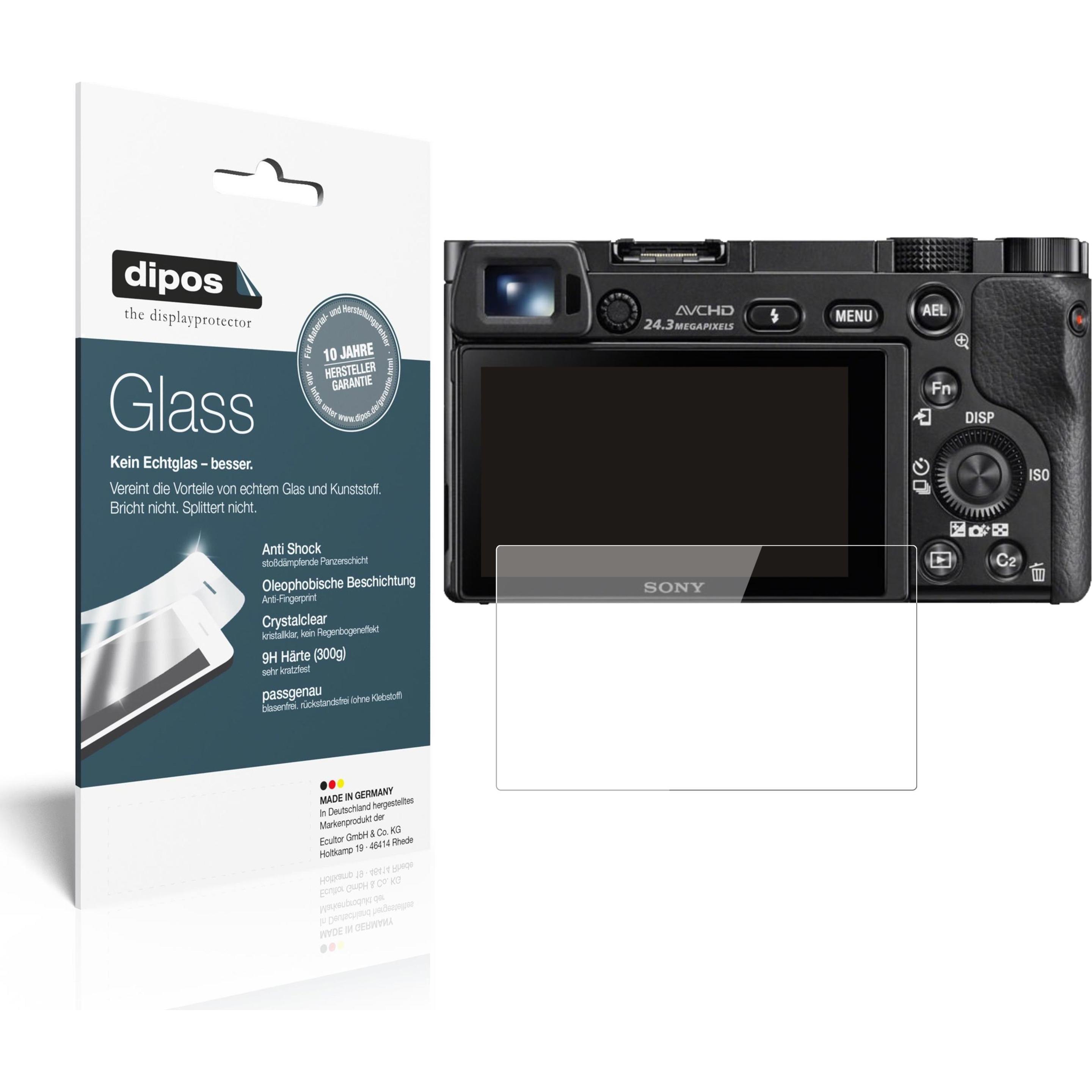 Dipos Displayschutz Anti-Shock (Displayschutz, Alpha 6400), Kameraschutz, Transparent