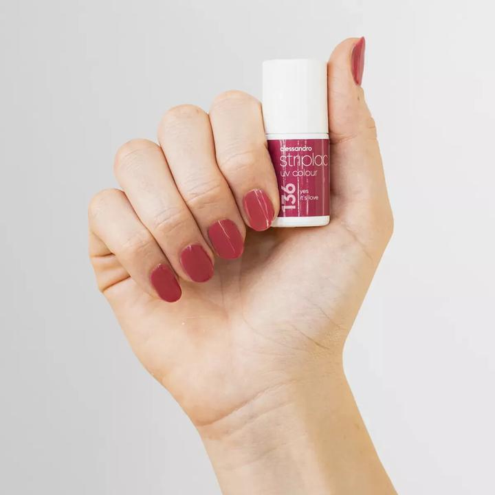 Produktbild Alessandro ALESSAN Striplac UV Colou Ye It Lo 6.5ml (136 Yes It's Love, UV-Gel Lack)