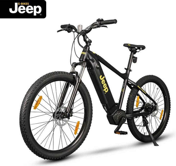Produktbild Jeep Mountain E-Bike MHM 7010, 27,5", Shimano 9-Gang Kettenschaltung, black (48 cm)