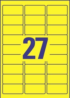 Actual product image Avery Neon labels