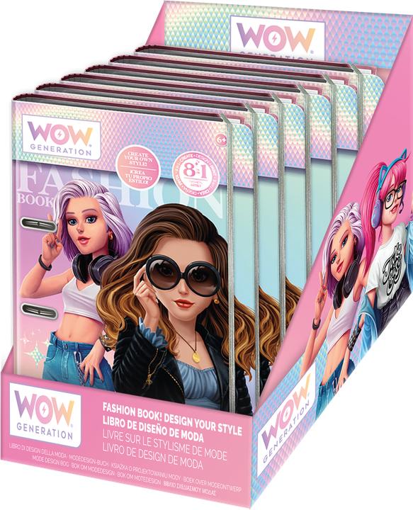 Produktbild Kids Euroswan Wow Generation - Deluxe DIY Fashion Book Binder (2111031-WOW00054-CDU) (400 Sticker)