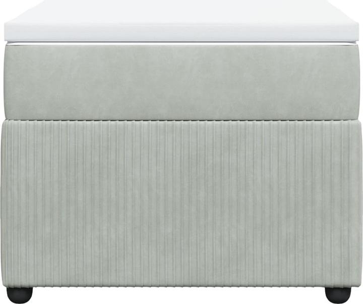 Produktbild vidaXL Bo x springbett mit Matratze 160 x 200 cm Samt (160 x 200 cm)