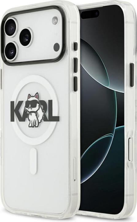 Immagine prodotto Karl Lagerfeld - IML MagSafe (KLHMP17LHGCHGKBT) - iPhone 17 Pro - Crossbody Karl Head (Apple iPhone 17 Pro)