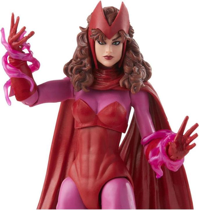 Actual product image Hasbro Legends Series Scarlet Witch, 15cm Retro Action Figure, 4 Accessories