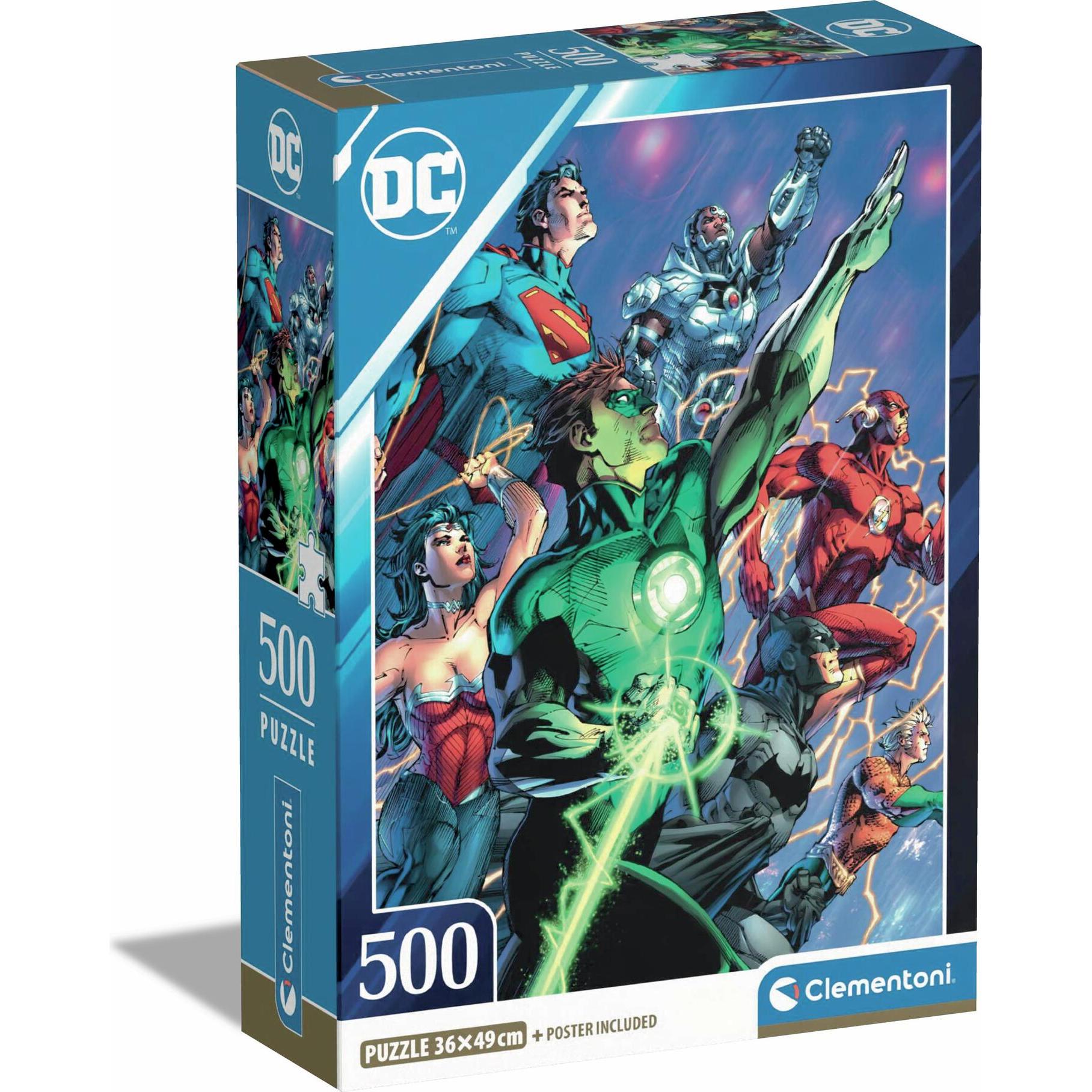 Clementoni Pezzi di puzzle DC Comics (500 pezzi)