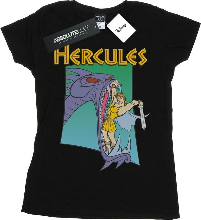 Actual product image Disney Womens/Ladies Hercules Hydra Fight Cotton T-Shirt (L)