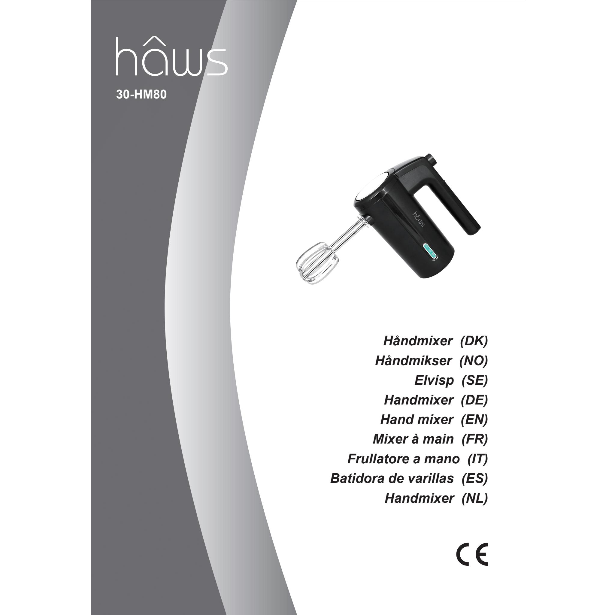 Thumbnail - Haws Alrø Cordless Hand Mixer, Handmixer, Schwarz