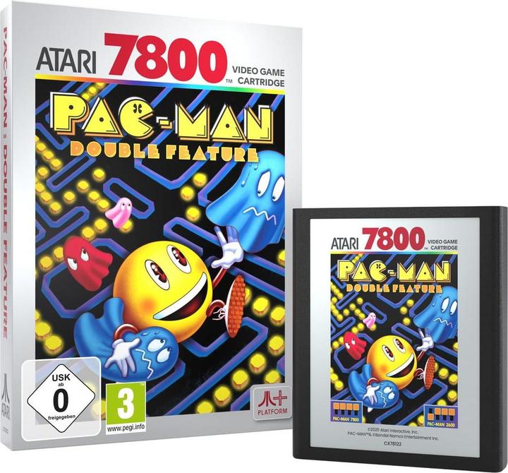 Image du produit Atari Pac-Man Double Feature ( 2600+/ 2700+/ 2700) Cartridge (Atari, DE)