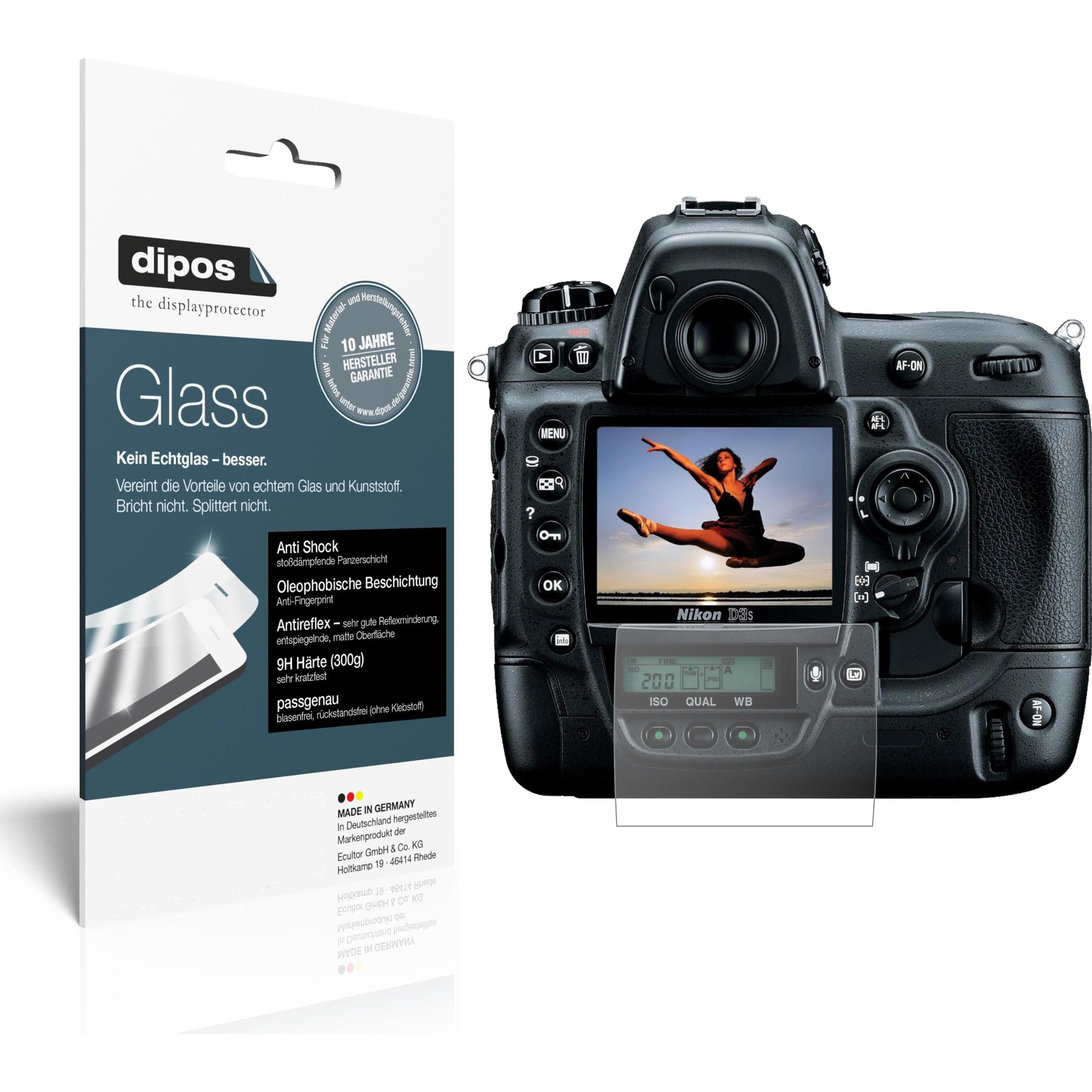 Dipos Displayschutz Anti-Shock (Displayschutz, Nikon D3s), Kameraschutz, Transparent