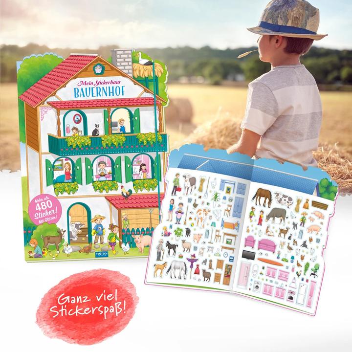 Produktbild Stickerhaus Bauernhof 23x31 cm 24 Seiten