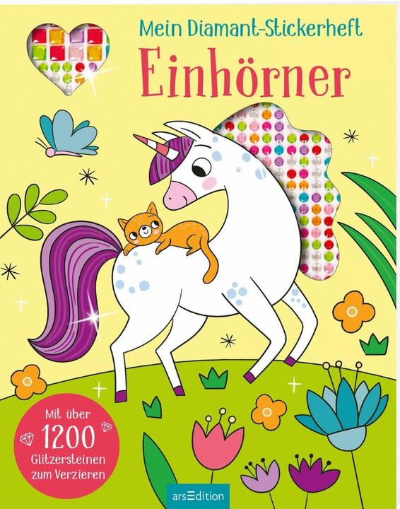 Produktbild Mein Diamant-Stickerheft – Einhörner