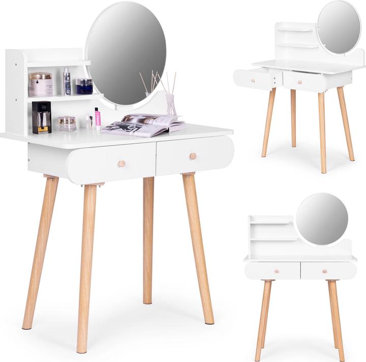 Image du produit Modernhome Table de maquillage (80 x 40 x 122 cm)