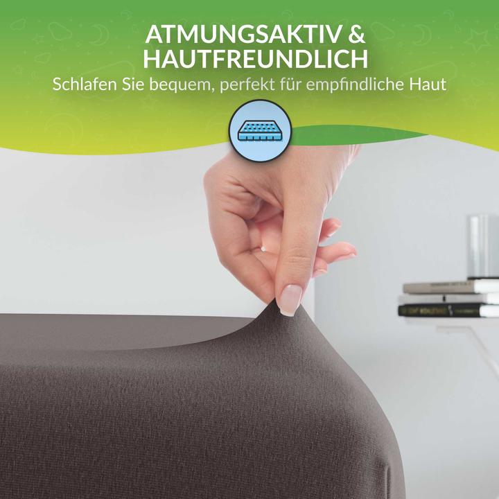 Actual product image Etérea Microfibre Jersey Fitted Sheet (60 x 120 cm, 70 x 140 cm)