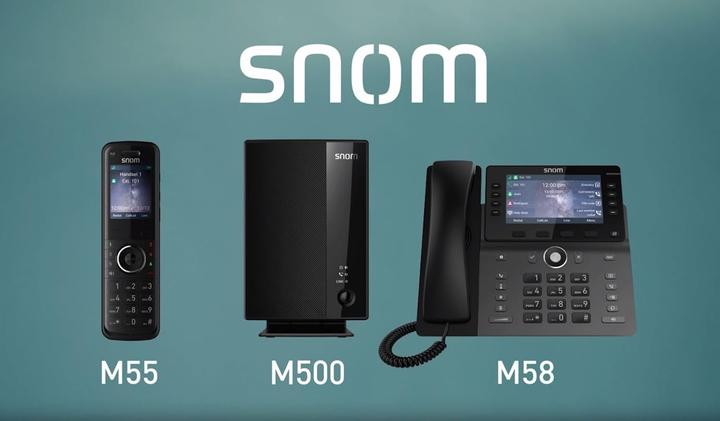 Produktbild Snom M55 Handset EU compatible only with M500 basestation