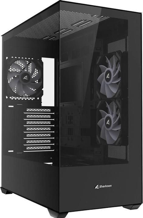 Produktbild Sharkoon SK6 ARGB (schwarz, Tempered Glass x 2) (ATX, mATX, Mini-ITX)