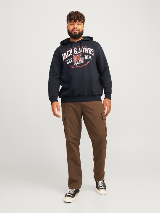 Produktbild Jack & Jones JJELOGO SWEAT HOOD 2 COL 24/25 NOOS PLS (6XL)