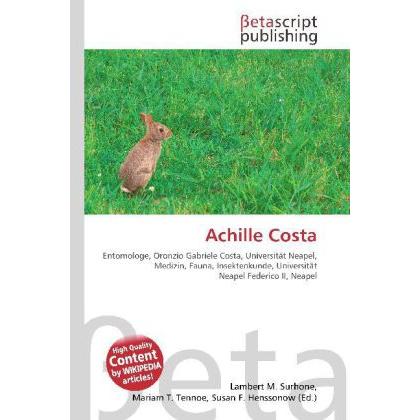Achille Costa, Fachbücher