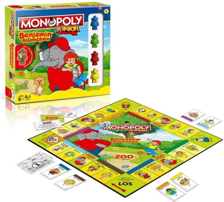 Produktbild Winning Moves Monopoly Junior Benjamin Blümchen Collectors Edition (Deutsch)