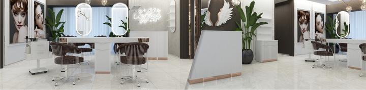 Produktbild Alpeda Roza Double Island Damen Friseur Spiegel