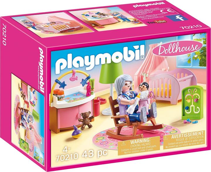 Produktbild Playmobil Babyzimmer (70210, Playmobil Dollhouse)
