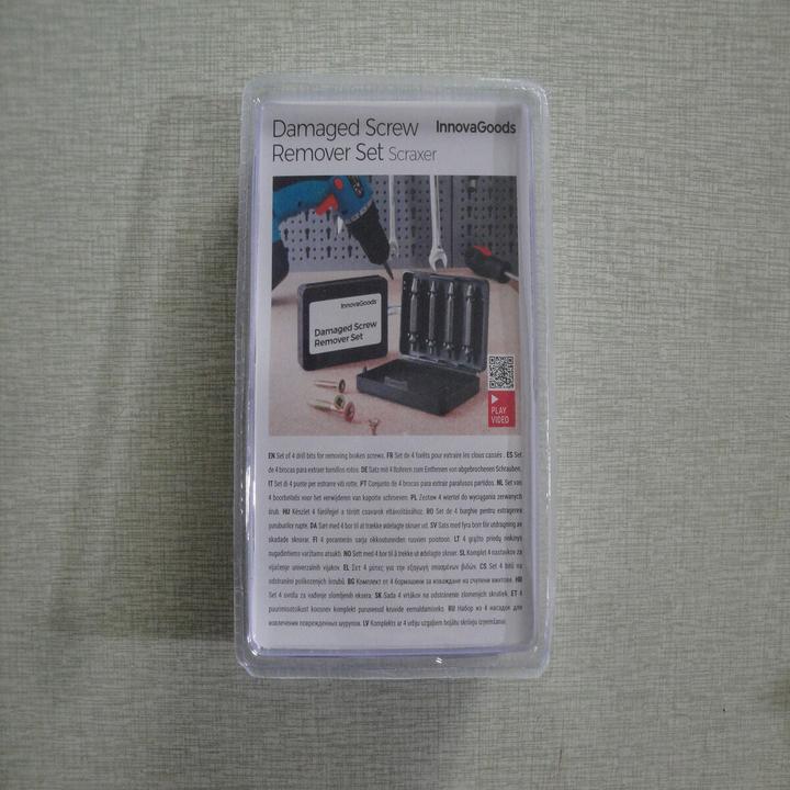 Actual product image InnovaGoods Screw extractor for defective screws 4 pieces