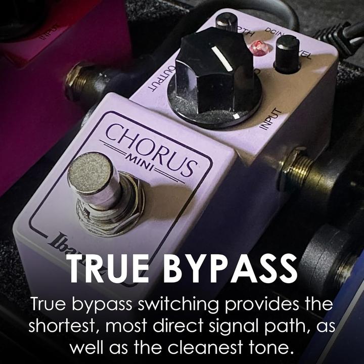 Actual product image Ibanez Mini Chorus effect pedal