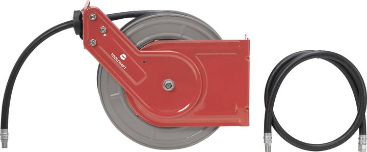 Image du produit Toolcraft Enrouleur de tuyau d'air comprimé 10 m