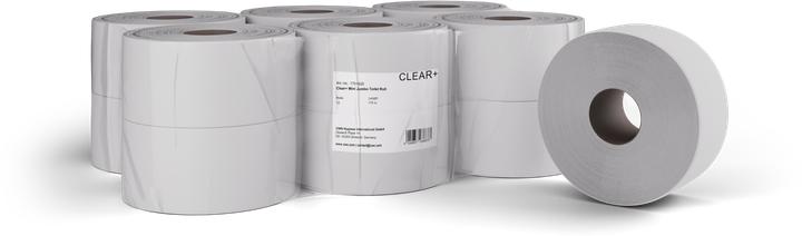 Clear+ by CWS Rouleaux de papier toilette Mini Jumbo (12 pcs)