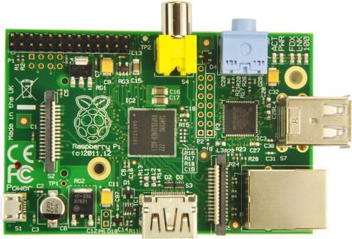 Produktbild Raspberry Pi Typ B, Broadcom BCM2835, 512MB (Onboard, Speziell)