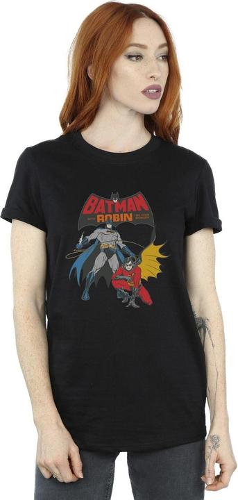 Produktbild Batman und Robin Baumwolle Boyfriend TShirt (L)