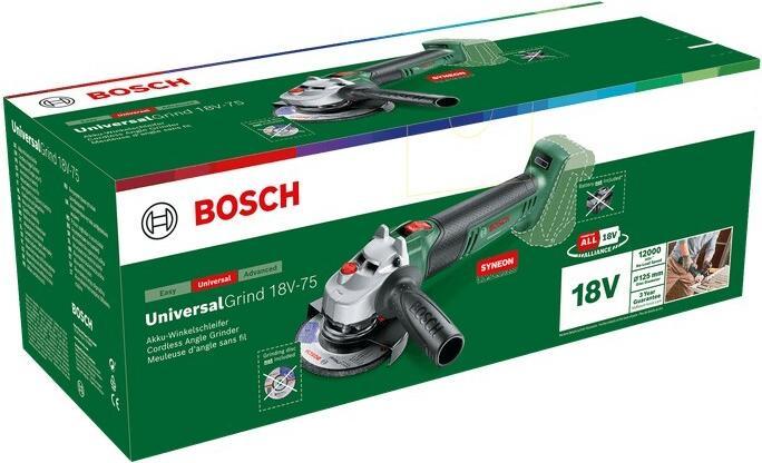 Actual product image Bosch Home & Garden UniversalGrind 18V-75 (125 mm)