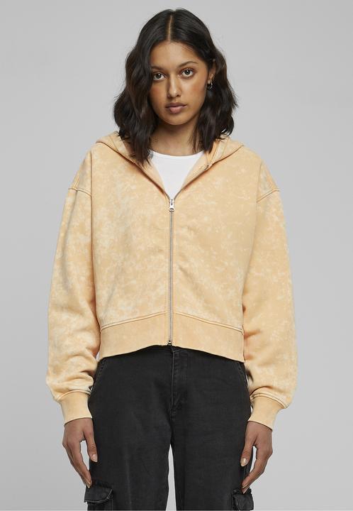 Produktbild Urban Classics Ladies Short Oversized Towel Washed Zip Hoody - 73975 (XXL)