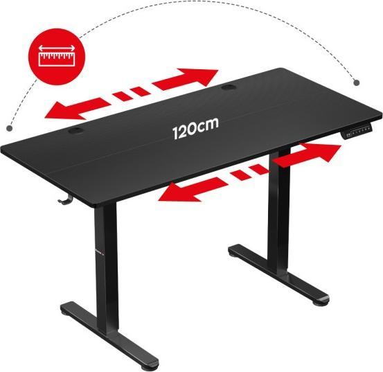 Image du produit Huzaro Biurko gamingowe Hero 8.2 Balck