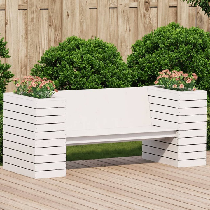 Actual product image VidaXL Garden bench with planters