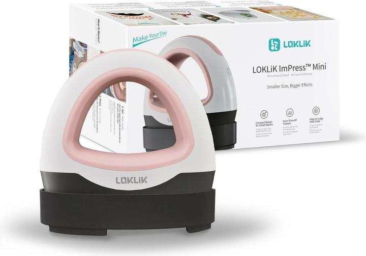 Immagine prodotto Loklik Mini pressa termica *rosa