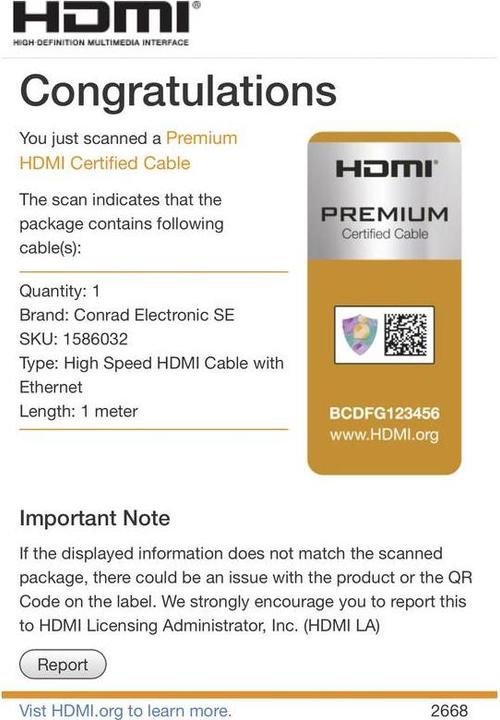 Produktbild SpeaKa Professional Premium HDMI 4k/Ultra-HD Anschlusskabel (1x HDMI-Stecker (1 m, HDMI, 1.4)