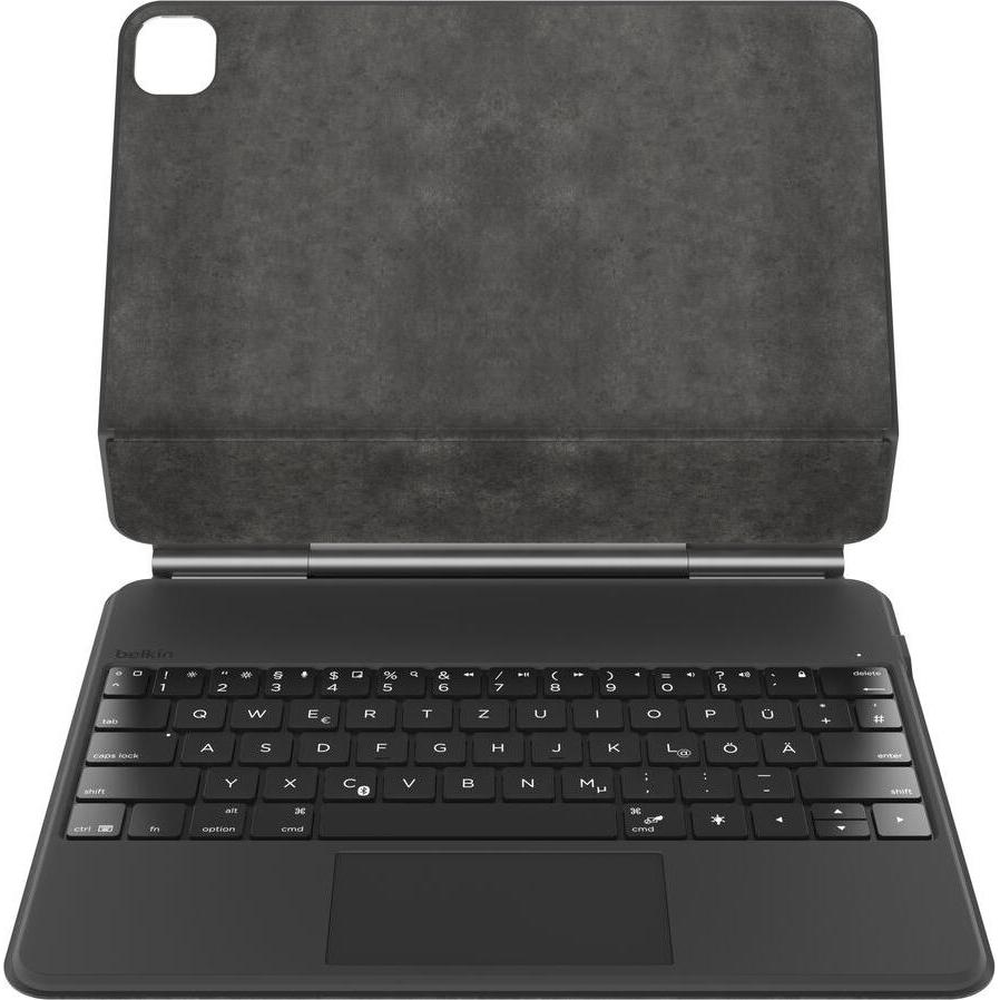 Belkin Pro Tastatur mit Hülle (Apple iPad Pro 13 2024, Apple iPad Pro 13 2025), Tastiera per tablet, Nero