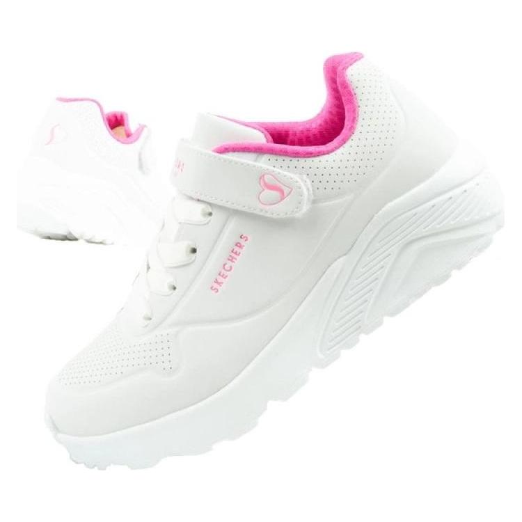 Skechers, Mädchen, Sneakers, Uno Lite Kinder-Sportsneaker Weiss, Weiss, (38)