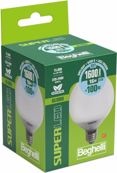 Produktbild Beghelli SuperLED Energiesparlampe 16 W E27 F (E27, 1600 lm, 1x)