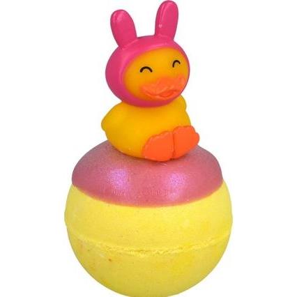 Bomb Cosmetics, Sali + Bolle da bagno, Snuggle Duck Bath Bomb With Toy 100g (Bombe da bagno)