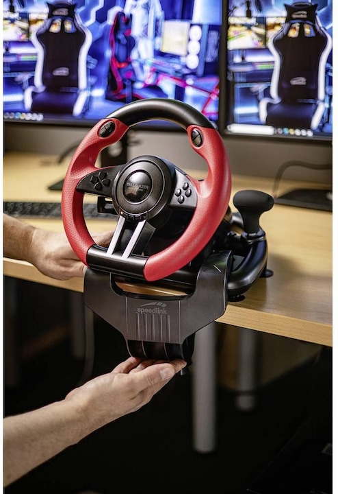 Actual product image Speedlink Table Mount for DRIFT O.Z and TRAILBLAZER Racing Wheel, black (PC, Switch, PS3, PS4)