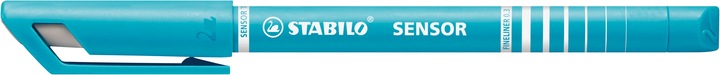 Produktbild STABILO SENSOR F Finliner mit gefederter Spitzer (Rosa, Lila, Blau, Grün, 4 x)