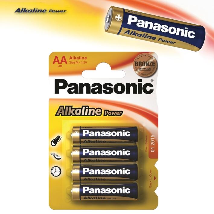 Immagine prodotto Panasonic 1x4 alcalino Power Mignon LR6 AA (4 pz., AA / LR6 / LR06 / Mignon / R6 / R14505)