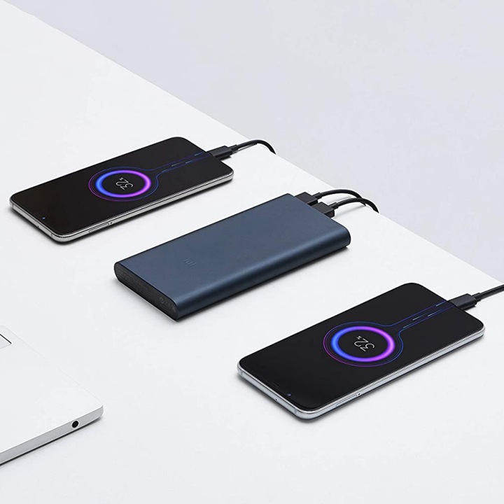 Actual product image Xiaomi Mi Powerbank 3 (10000 mAh, 18 W, 37 Wh)