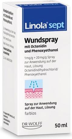 Actual product image Dr. Wolff Linola sept wound spray, 50 ml solution (50 ml)
