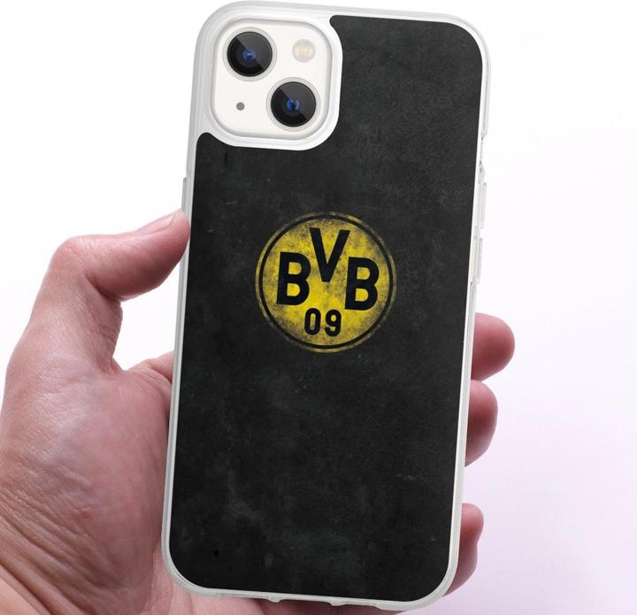 Produktbild DeinDesign Silikon Hülle für Apple iPhone 13 Handyhülle Case Smartphone Schutzhülle BVB Borussia Dortmund (Apple iPhone 13)
