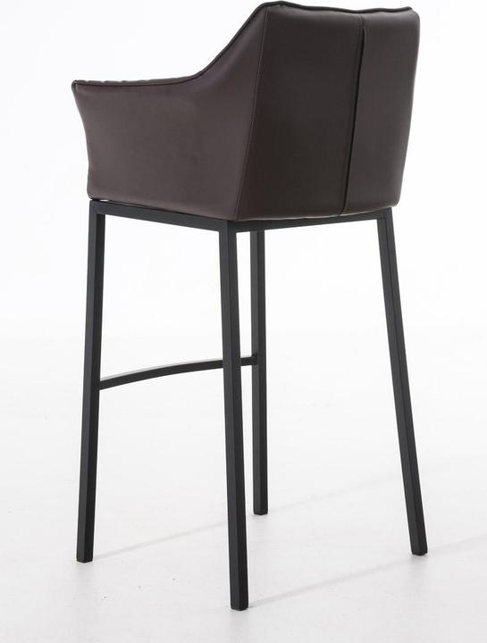 Actual product image CLP Bar stool Damaso B with 4-leg frame, brown
